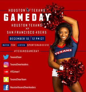 Image post by @TexansCheer on Twitter