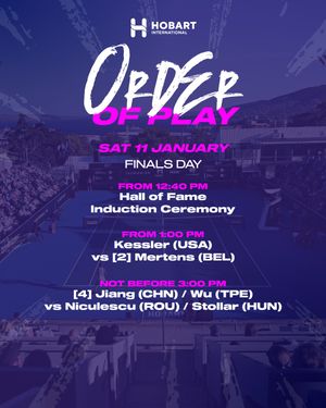 Image post by @hobart_tennis on Instagram