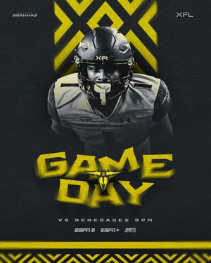 Image post by @UFLBrahmas on Twitter