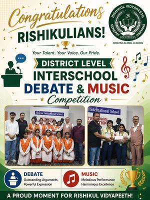 Image post by @rishikulvidyapeeth on Instagram