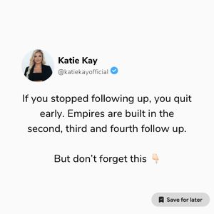 Image post by @katiekayofficial on Instagram