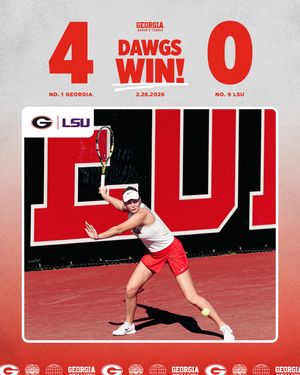 Image post by @ugawomenstennis on Instagram