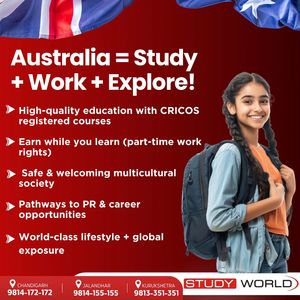 Image post by @studyworldvisa on Instagram