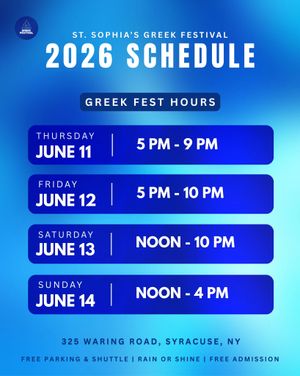 Image post by @syracusegreekfest on Instagram