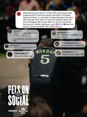 Image post by @pelicansnba on Instagram