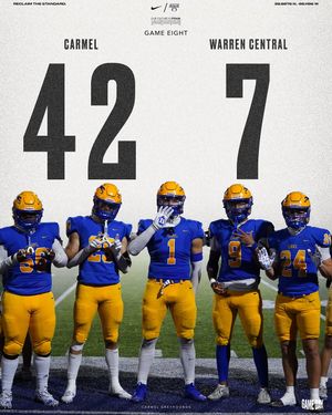 Image post by @carmel_football on Instagram