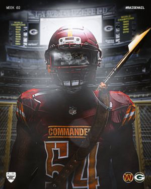 Image post by @Commanders on Twitter