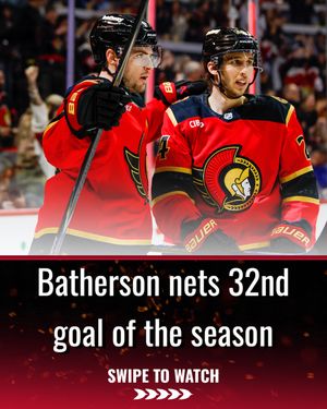 Image post by @senators on Instagram