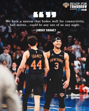 Image post by @nyknicks on Twitter