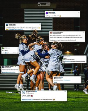 Image post by @pennstatewlax on Instagram