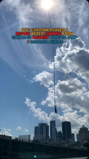 Video post by @MontrealBungee on Facebook