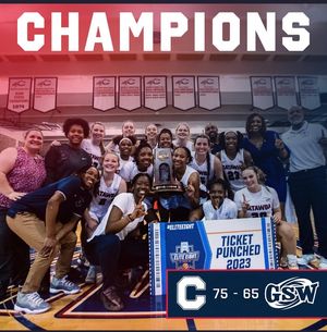 Image post by @catawba_wbb on Twitter