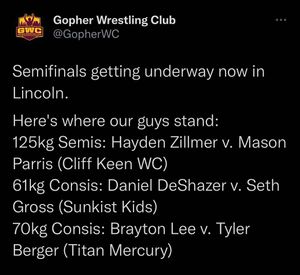 Image post by @gopherwrestlingclub on Instagram