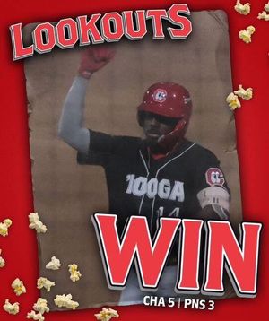 Image post by @ChattanoogaLookouts on Facebook
