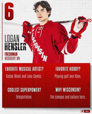 Image post by @BadgerMHockey on Twitter