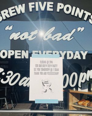 Image post by @brewfivepoints on Instagram