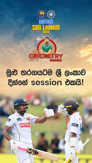 Video post by @thepaparecricket on Facebook