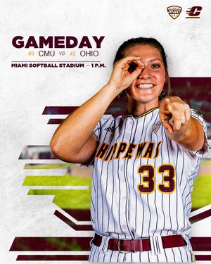 Image post by @CMUSoftball on Twitter