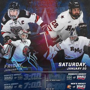 Image post by @RMUAthletics on Facebook