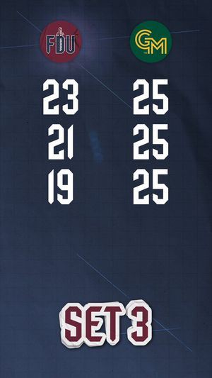 Image post by @FDUKnightsMVB on Twitter