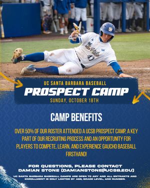 Image post by @ucsb_baseball on Instagram