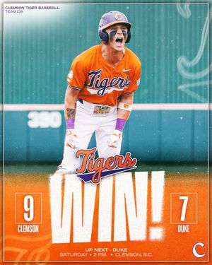 Image post by @clemsonbaseball on Instagram