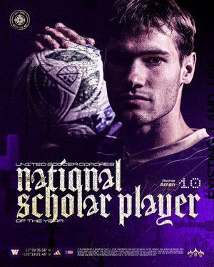 Image post by @UW_MSoccer on Twitter