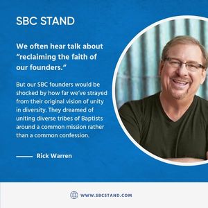 Image post by @pastorrickwarren on Facebook