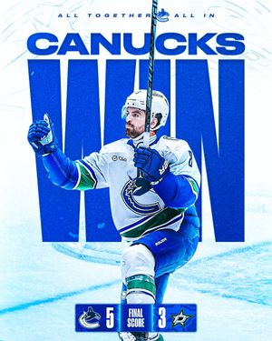 Image post by @Canucks on Twitter
