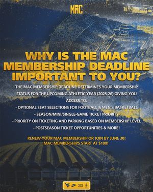 Image post by @wvusports on Instagram