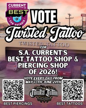 Image post by @twistedtattootx on Instagram