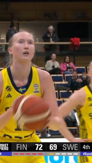 Video post by @swebasketball on Facebook