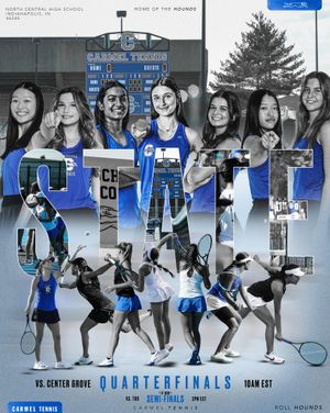 Image post by @carmelhsgirlstennis on Instagram