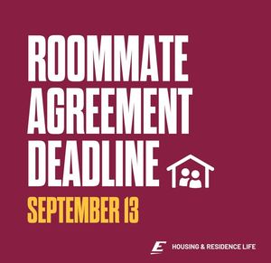 Image post by @EKUHousing on Facebook