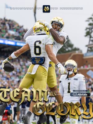 Image post by @ndfootball on Instagram