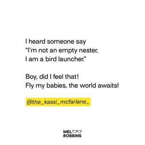 Image post by @melrobbins on Instagram