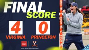 Image post by @UVAWomensTennis on Twitter