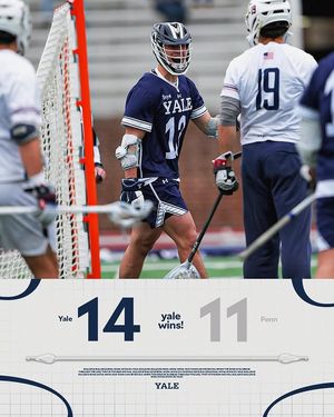 Image post by @yalelacrosse on Instagram