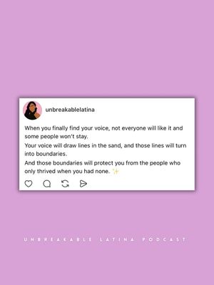 Image post by @unbreakablelatina on Instagram