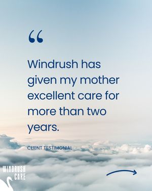 Image post by @windrushcare on Instagram