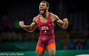 Image post by @USAWrestling on Twitter