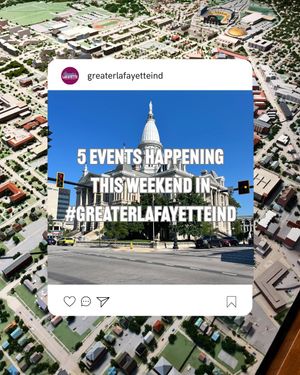 Image post by @greaterlafayetteind on Instagram