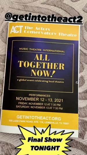 Video post by @theactorsconservatorytheatre on Facebook