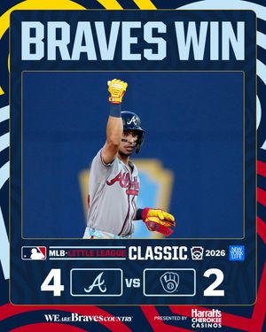 Image post by @braves on Instagram