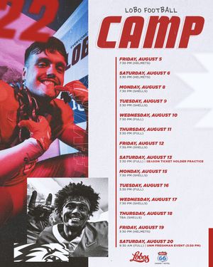 Image post by @UNMLoboFB on Twitter