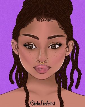 Image post by @shebatheartist on Instagram