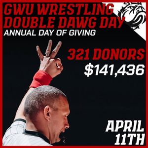Image post by @gwuwrestling on Instagram
