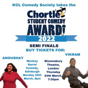 Image post by @kclcomedyclub on Instagram