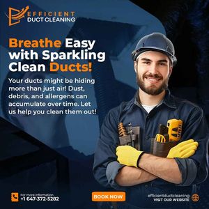 Image post by @Efficientductcleaning on Facebook