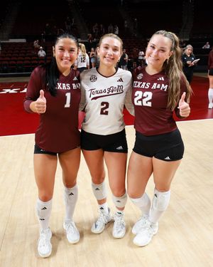 Image post by @aggievolleyball on Instagram